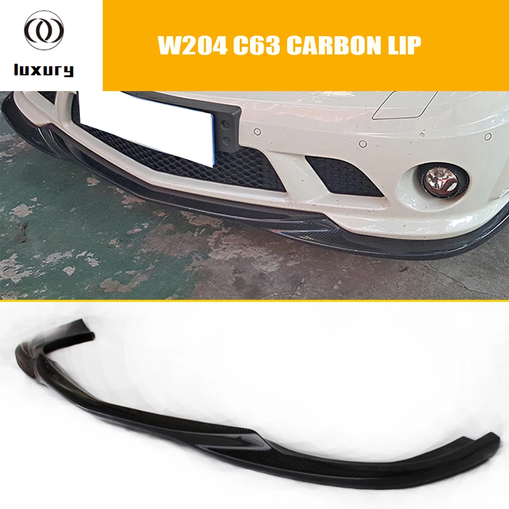 

Передний бампер из углеродного волокна для подбородка Benz W204 Coupe & Sedan C63 AMG 2007 - 2011 до подтяжки лица