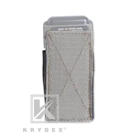 KRYDEX RG MS2000 Tactical Strobe Light Protective Pouch For Mounting Helmets Distress Marker Carrier Hook & Loop Protective Case 2