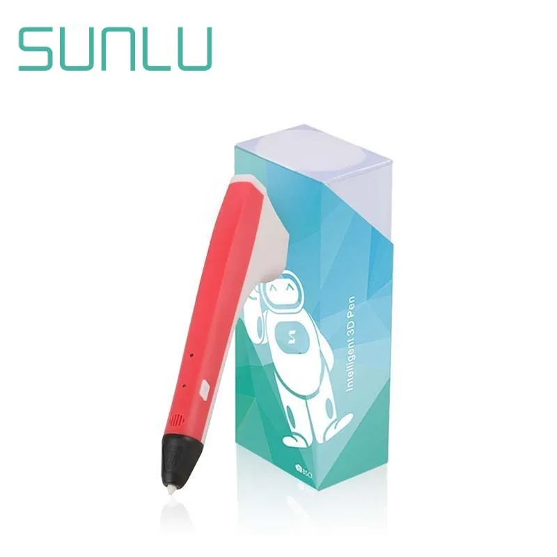 

SUNLU 3D Printing Pen Include PLA Filament For Children Scribble Lowest Temperature Magic Pen Red Color As Girls Gift