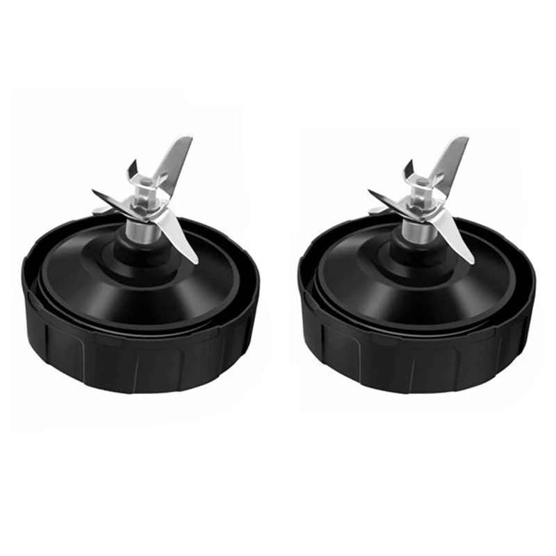 2pcs 7 Fins Ninja Blender Blade Replacement Parts, For Nutri Ninja Blender Extractor Blade Auto