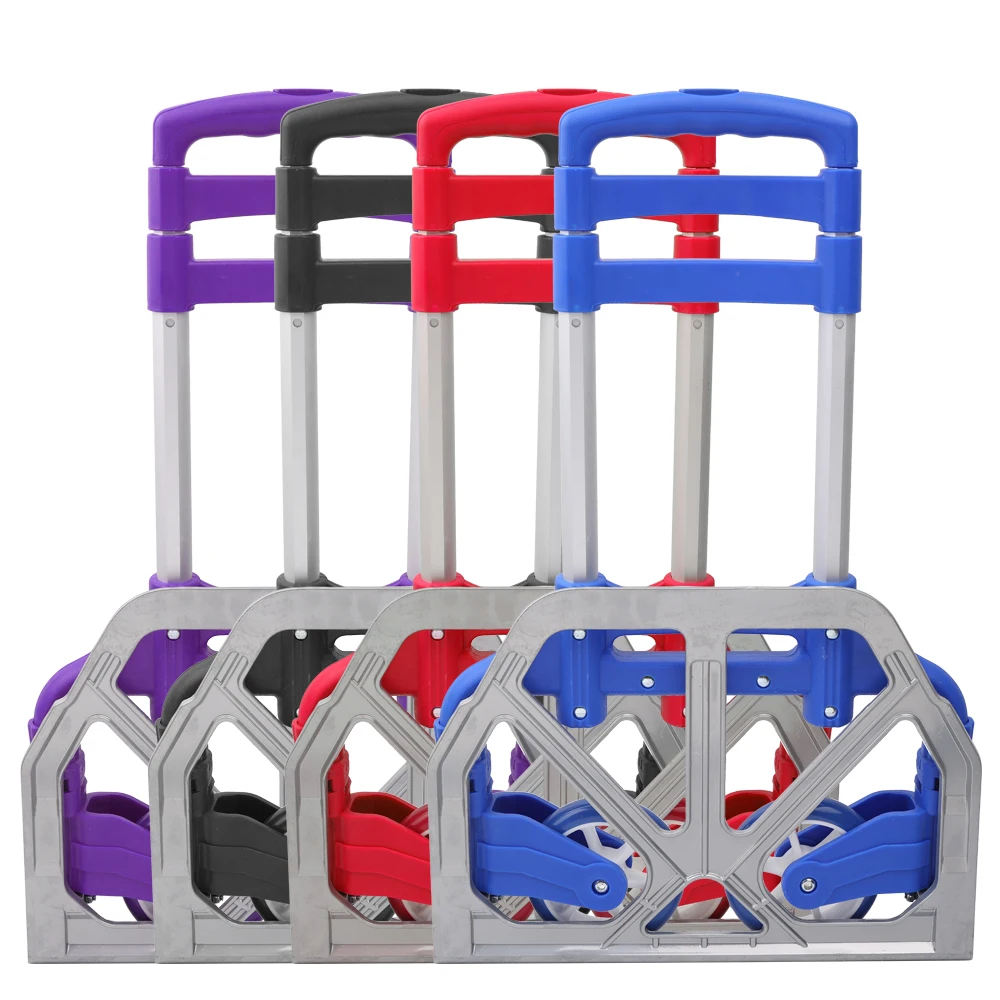 

Household Compact Personal Use 75Kg Capacity Aluminum Folding Hand Truck for Easy Storage and Transportation