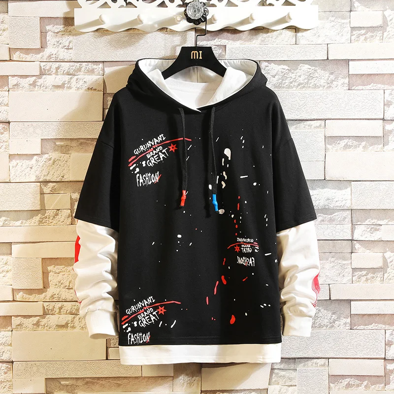 Hoodie Men Pullover Men's Colorblocked Best Quality 2020 New Fashion Sweatshirts Mens Patchwork Japanese Retro Hooded Hoodies Hoodie Men Pullover Men's Colorblocked Best Quality 2020 New Fashion Sweatshirts Mens Patchwork Japanese Retro Hooded Hoodies