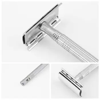 

Durable Safety Men Shaver Comfortable Shaving Razors Old Style Double Edge Blade Shaving Machine Portable Home Beard Removal