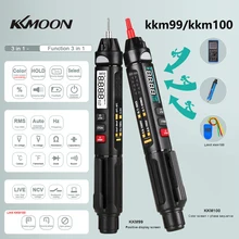 KKMoon kkm99/kkm100 Digital Multimeter Large Screen High Definition 1Hz~10MHz Mini Portable Intelligent AC/DC Multimeter Tester