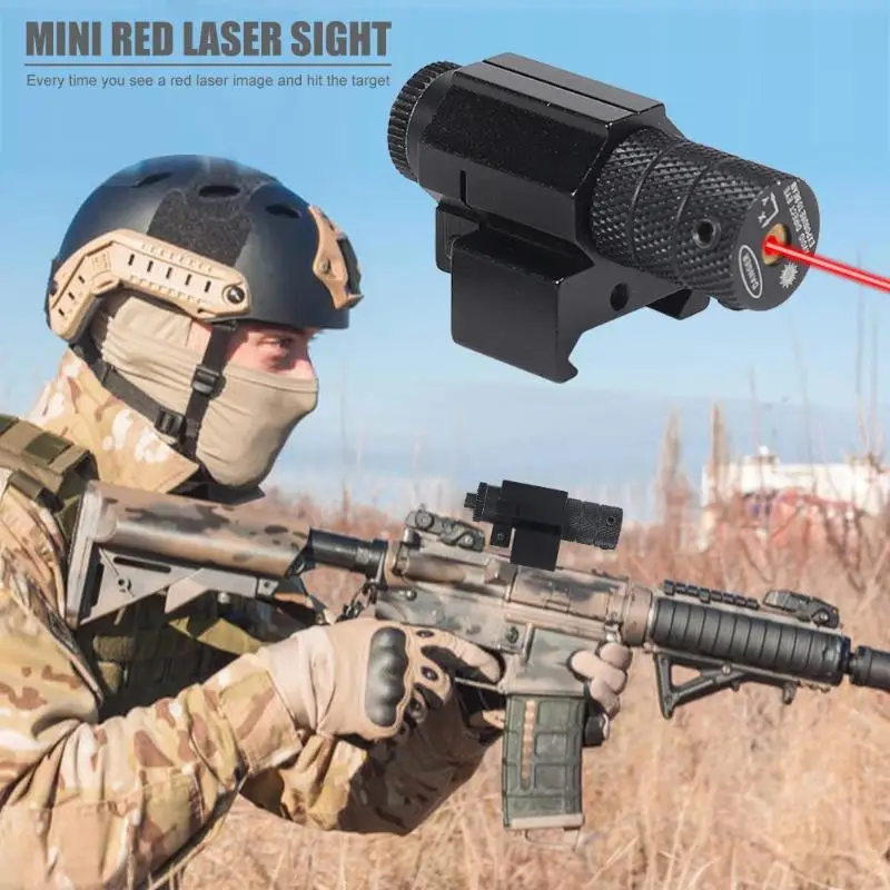 Mini Red Dot Laser Sight Scope Reliability Safety Wide Scope of Application Adjustable Hunting Riflescope Aiming Accessories