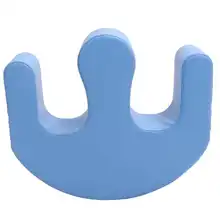 Bedridden Patient Turning Device Waterproof PU Leather Detachable Help Turn Over Elderly Disabled Anti‑Decubitus Home Care Blue
