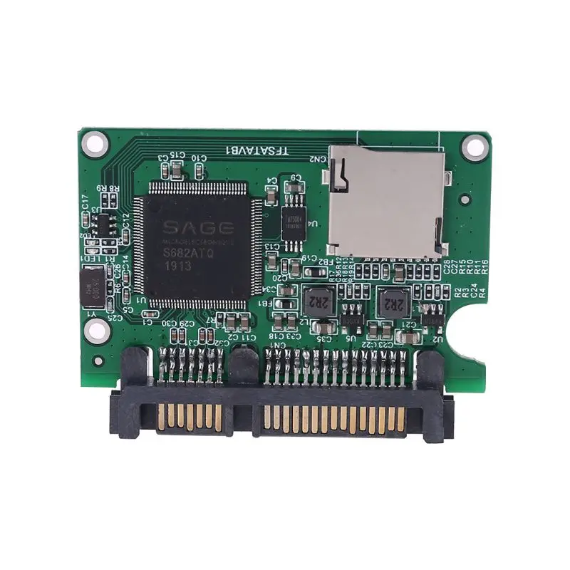 

Micro SD TF Card to 22Pin SATA Adapter Converter Module Board for 2.5\" HDD Case X6HA