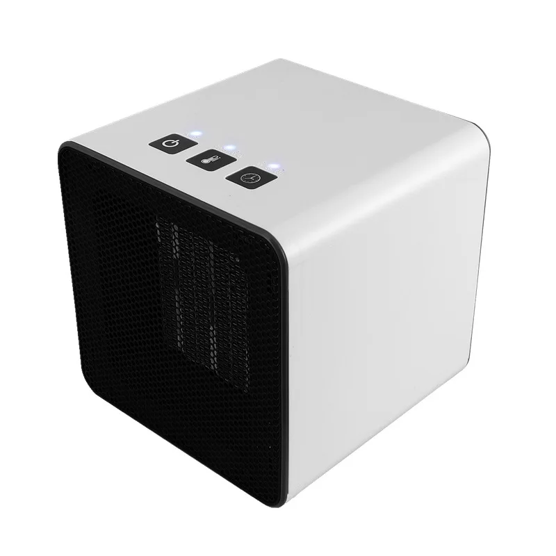 

13 X 13 X 13cm Portable Small Space Heater Fan With Adjustable Thermostat