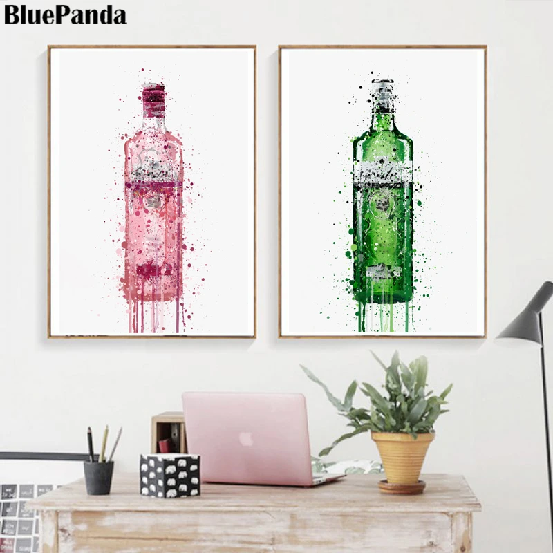 Liquor Bottle Pictures Wall Art Nordic Prints Minimalist Canvas Painting Bedside Background Home Decor Artwork Poster Painting Calligraphy Aliexpress liquor bottle pictures wall art nordic prints minimalist canvas painting bedside background home decor artwork poster