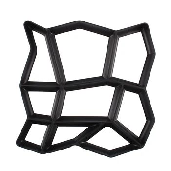 

Manually DIY Plastic Path Maker Mold Garden Stone Road Concrete Molds Pavement for Garden Home Road Decor Paving Mold Dropship