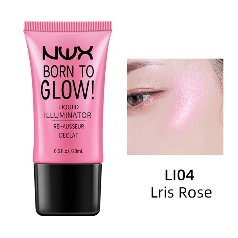 WholesaleLiquid Highlighter Long-lasting Waterproof Brighten Skin Color High Gloss Liquid Bronzers& Highlighters - Цвет: 04