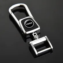 Усовершенствованный Автомобильный логотип кольцо для ключей брелок 3D автомобильный логотип брелок для ключей аксессуары подарок для мужчин и женщин прочный