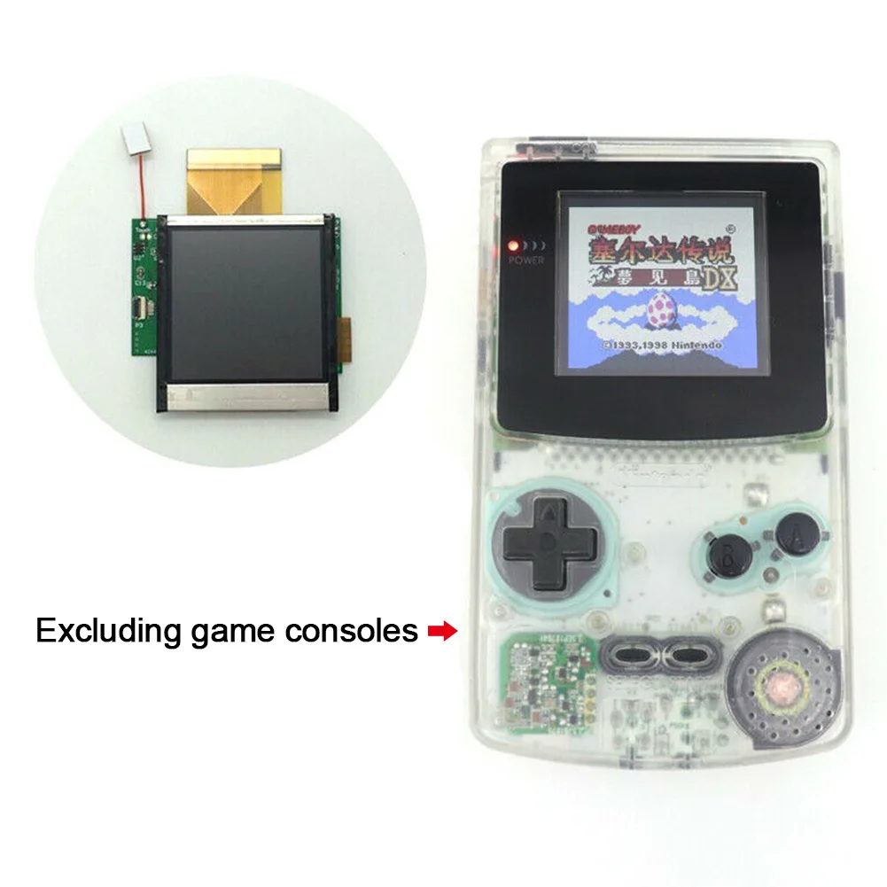 

Practical Replacement Adapter Plate Backlight Accessory Durable Tool LCD Screen Touch Repair Display For Game Boy Colors Console
