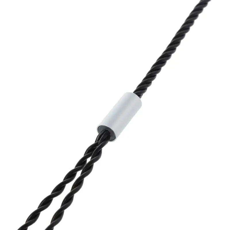 4 Shares MMCX Earphone Upgrade Cable Replacement Single Crystal Plated Headset Wire for Shure SE846/SE535/SE315/SE215 Mic