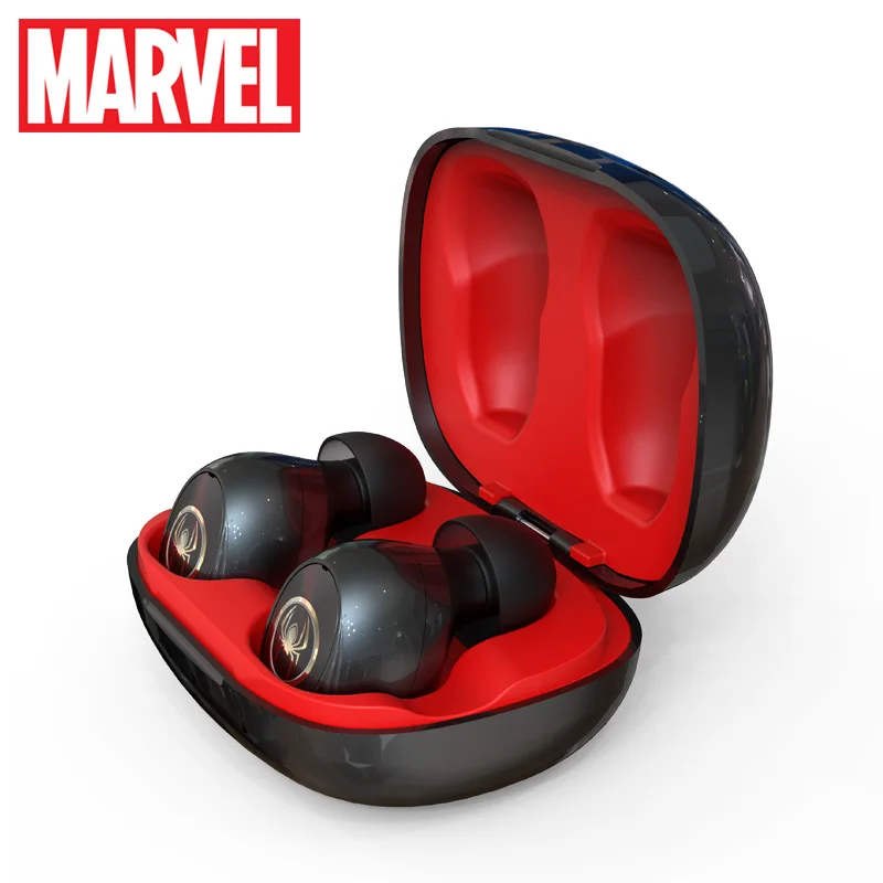 

Marvel Certified Bluetooth V5.0 Earbuds Iron Man TWS Wireless Stereo Earphones Support Linking Two Mobile Phone Captain A