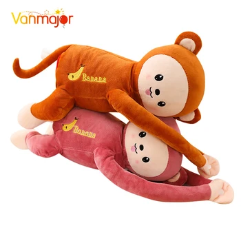 

Creative Cartoon Monkey Home Office Car Hanging Paper Napkin Tissue Box Cover Holder Portable Paper Box Plush Toys