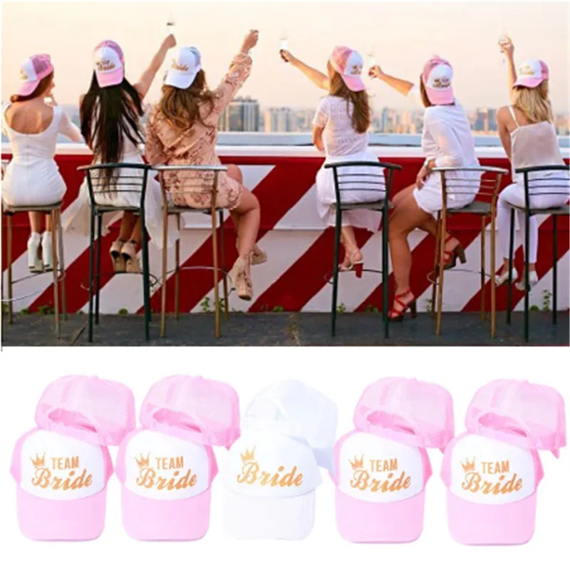 Casquette De Baseball Pour Enterrement De Vie De Jeune Fille Chapeau De Demoiselle D Honneur Pour Enterrement De Vie De Jeune Fille Decoration De Reception De Mariage Aliexpress