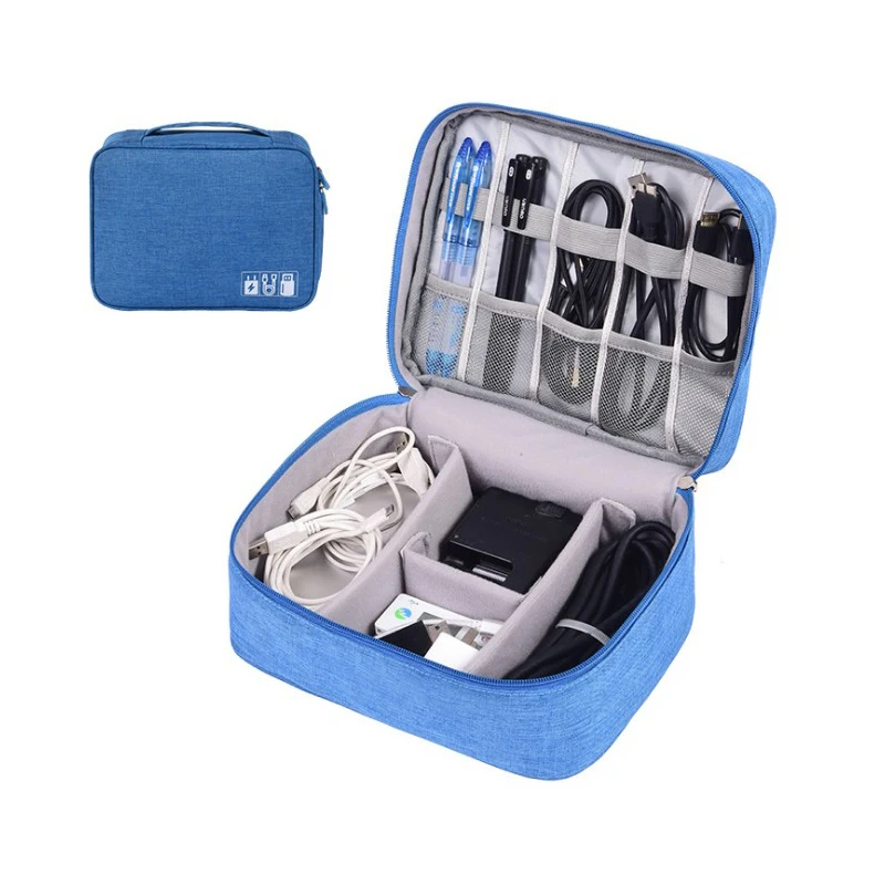 

New multi-function data cable charger storage bag Headphone storage bag Digital finishing package