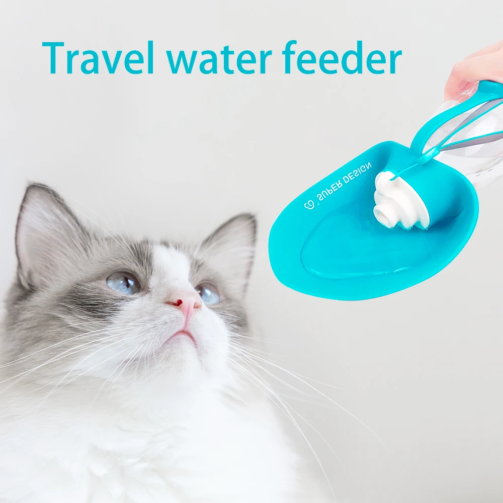 

580ml Sport Portable Pet Dog Water Bottle Expandable Silicone Travel Dog Bowl For Puppy Cat Drinking Outdoor Water Dispenser