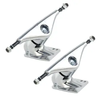 

6inch Silver UB Skateboard Truck Aluminium Men Women Professional Long Board Bridges Rotation Flat Plate Trucks