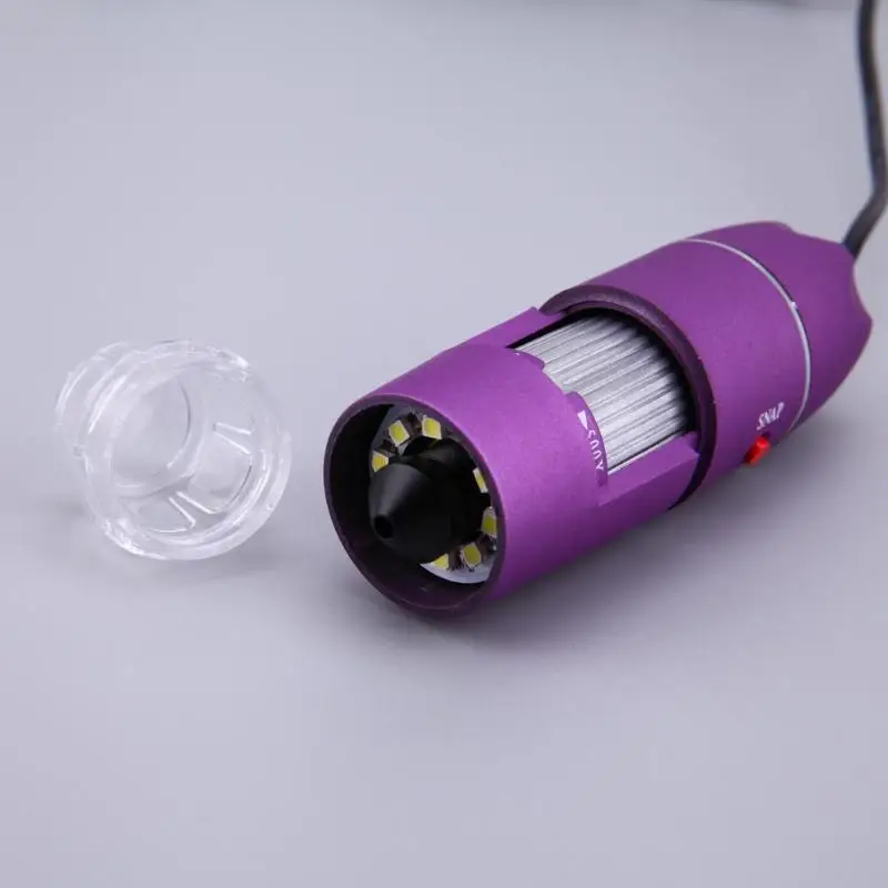 50X-500X USB Digital Microscope Skin Hair Analyzer Follicle Scalp Detector OTG Function High Definition Skin Tester Adjustable