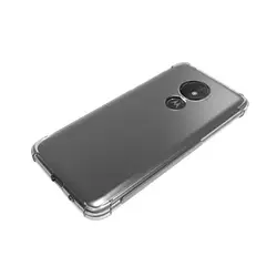 Transparent Soft Silicone TPU Phone Case - Reinforced Protection and Sleek Design for Moto One Action (Transparent)