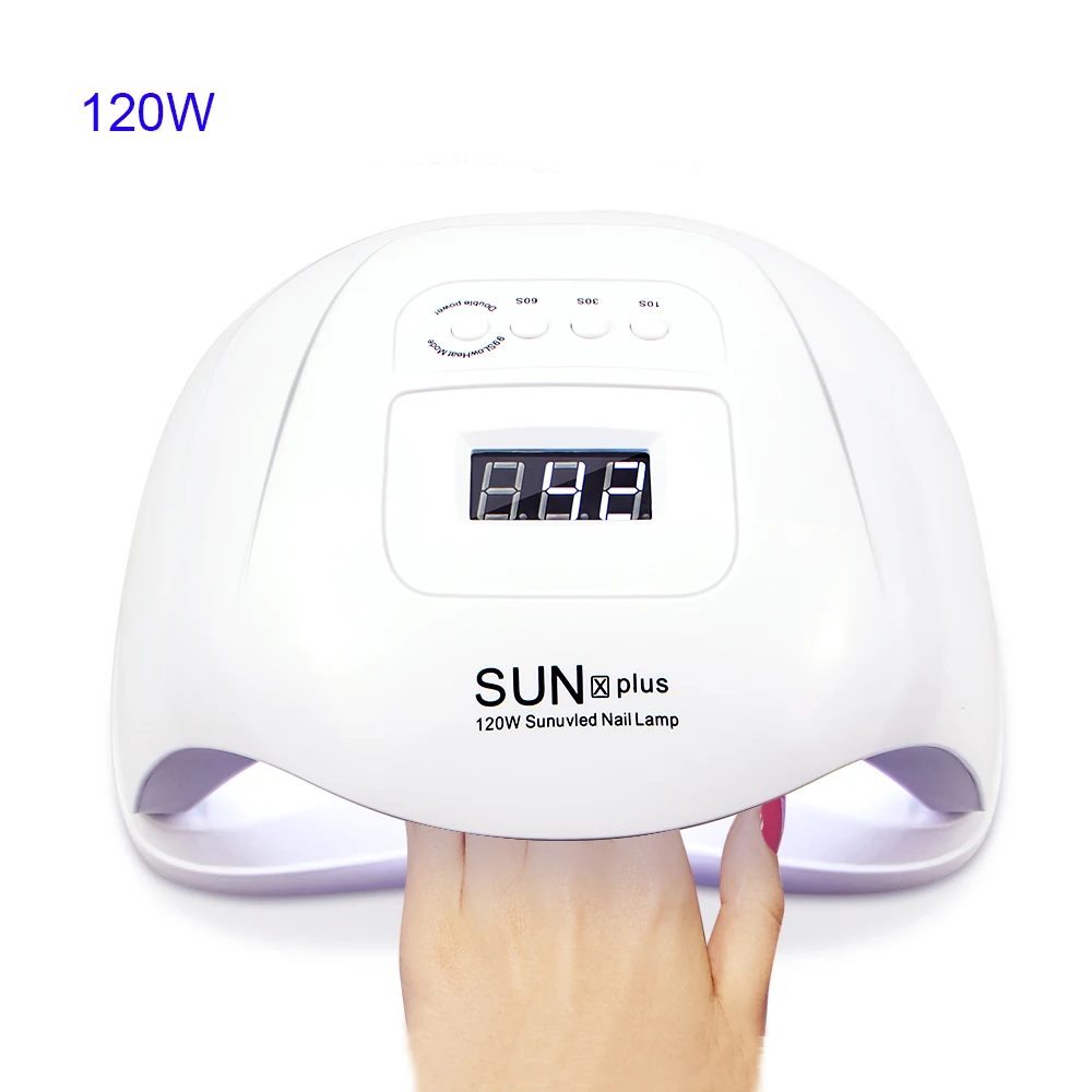 

120/54W Nail Dryer UV Led Nail lamp For Manicure Pecicure Tools All Gels LCD Display 10/30/60/99s Timeing Infrared Sensing