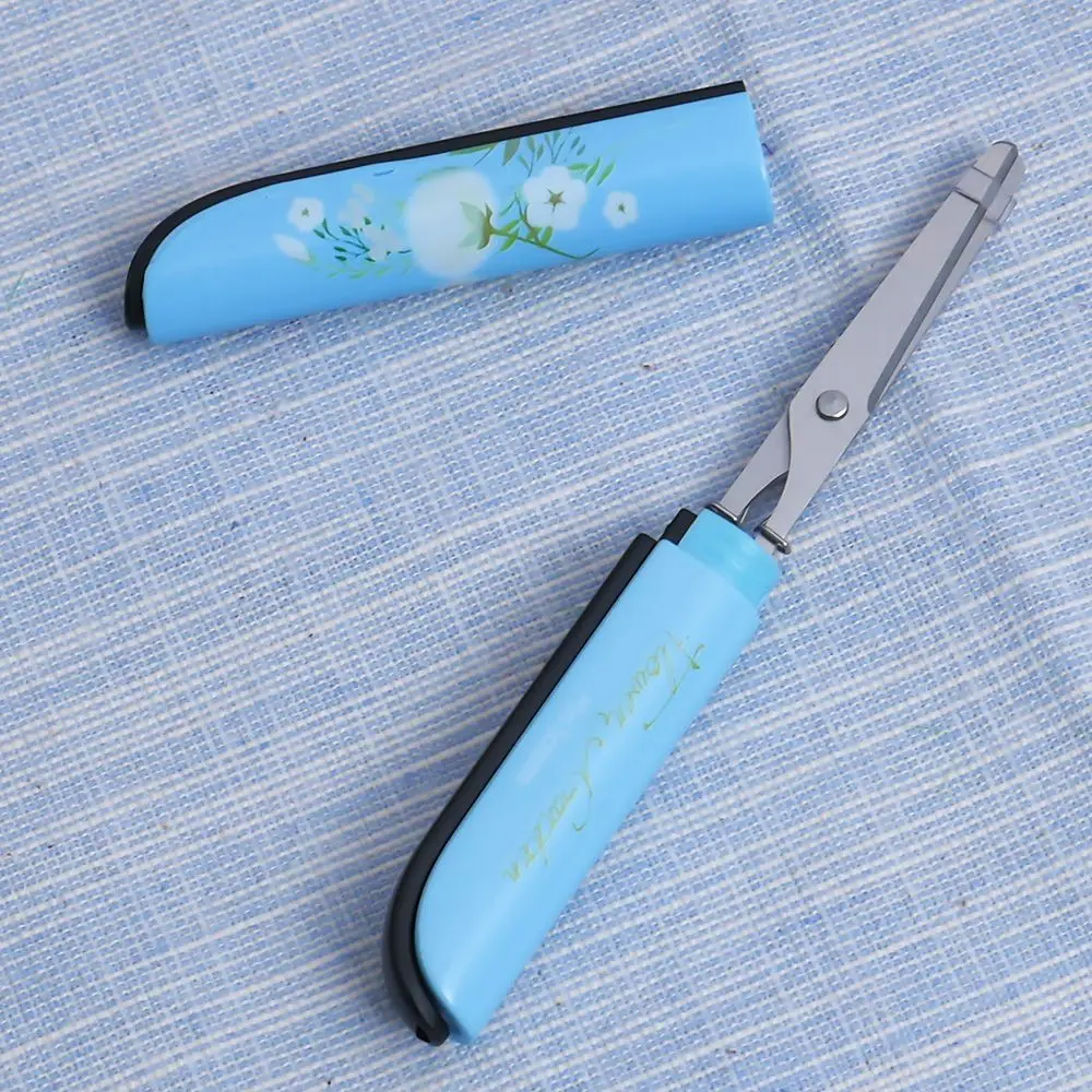 1 шт. креативная Ручка Kawaii пластиковые ножницы для скрапбукинга художественный нож для детей подарок цветочный узор