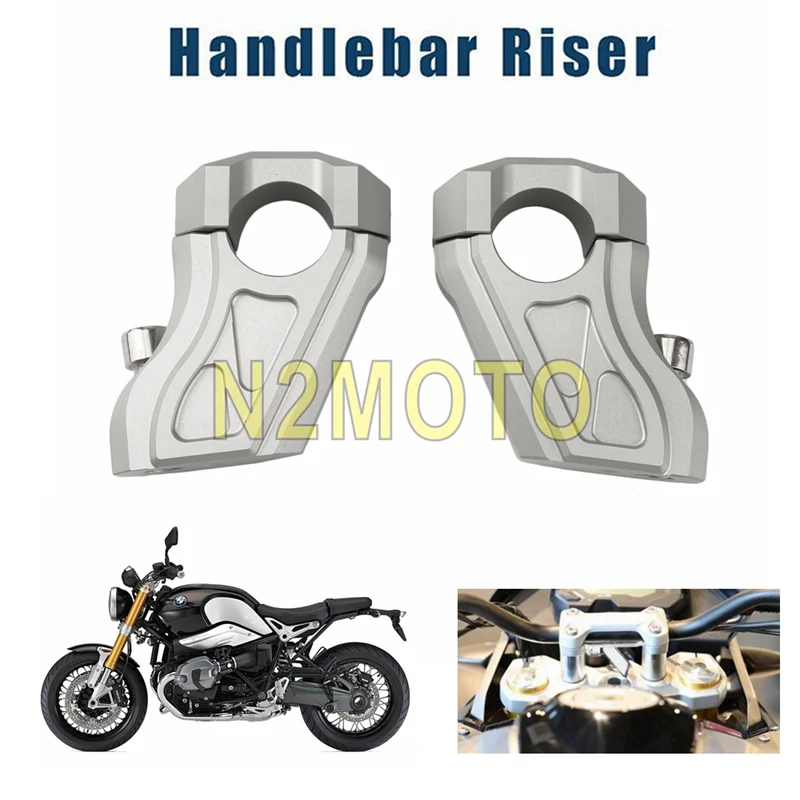 Мотоцикл руль из алюминиевого сплава стояки Ручка Бар Зажим расширение адаптеры для BMW R NINET- R NINET R 9T Мотоцикл