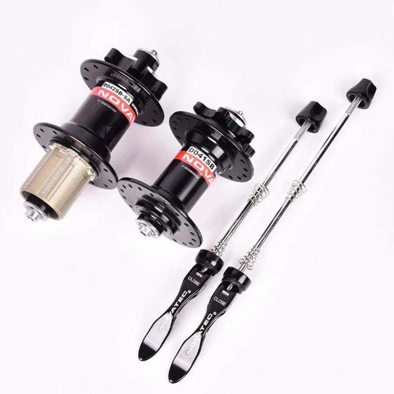 

2pcs Hubs Front rear NOVATEC D041SB D042SB MTB Cycling Disc Brake Parts