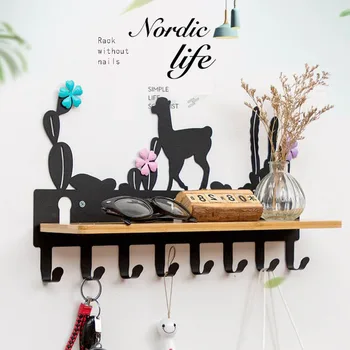 

Iron Wall Shelf Wall Mounted Storage Rack Organization For Kitchen Bedroom Home Decor Kid Room DIY Wall Decoration Holde