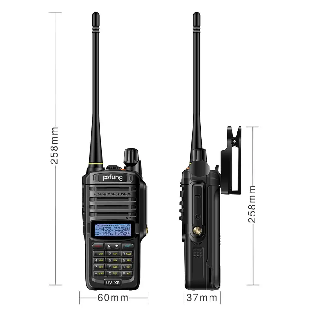2 шт. Baofeng UV-XR 10 Вт мощная рация CB радио набор портативный 10 км дальность двухстороннее радио uv-9r uv9r плюс