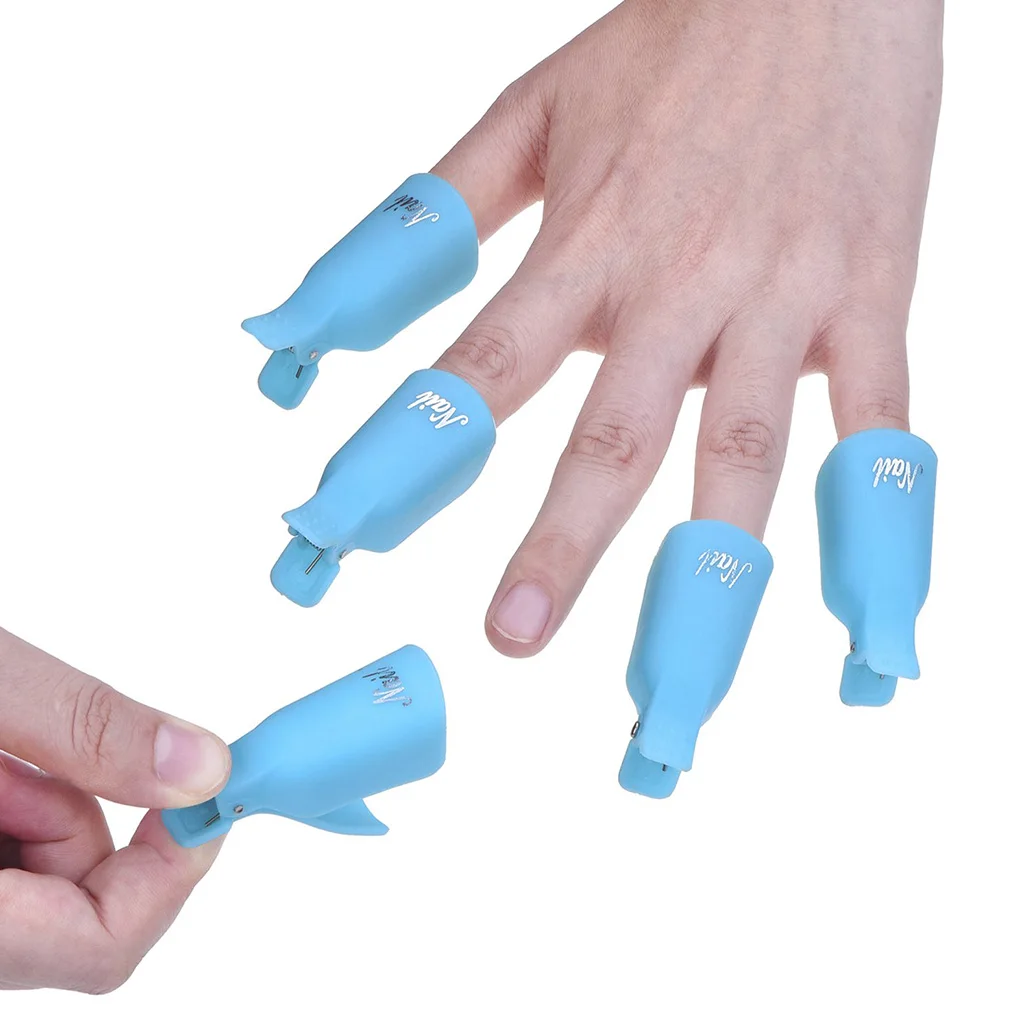10pcs UV Gel Polish Remover Caps