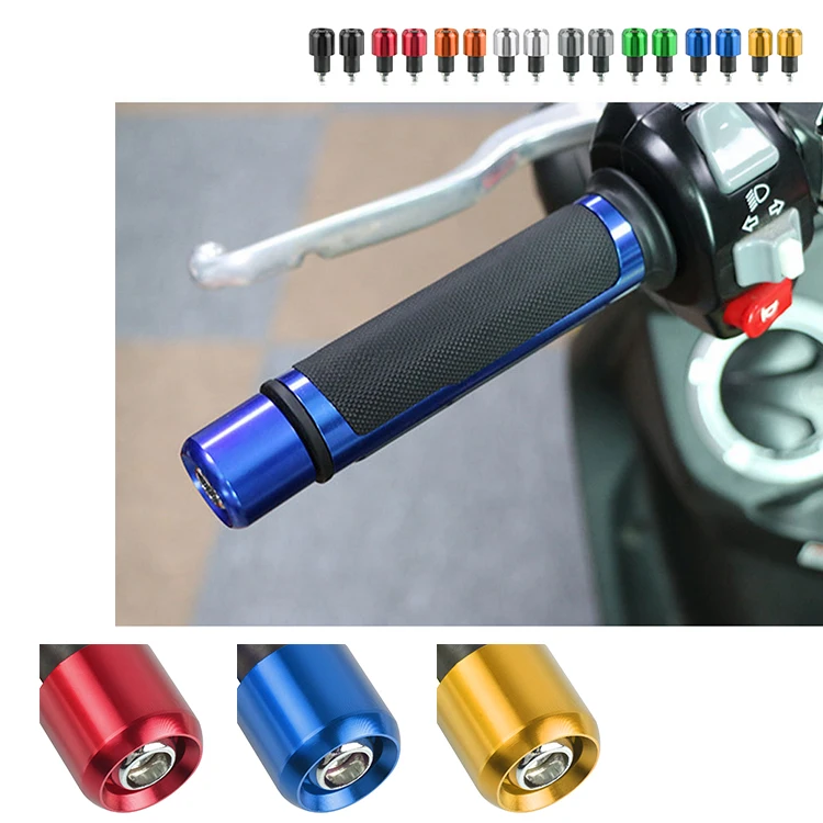 FOR 2001 Kawasaki Ninja ZX6R ZX600J Handlebar Grips Caps handlebar Ends 22mm Motorcycl Accessories
