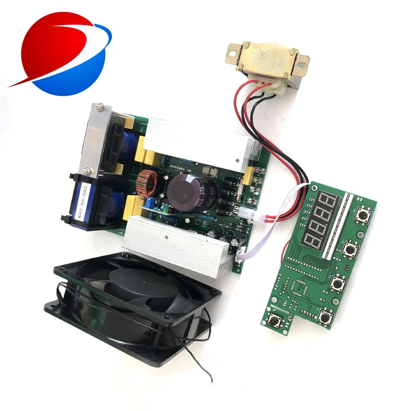 US $110.00 28K40K Ultrasonic Generator PCB With Display Board 300W Ultrasonic Transducer Driver For Small Ultrasonic Cleaner