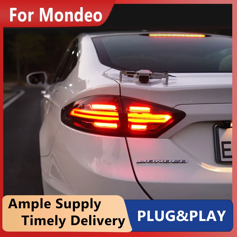 

Автомобильные задние фонари для Ford Mondeo 2013-2016 Fusion Porsche дизайнерские задние фонари Светодиодные ДХО ходовые огни противотуманные фары