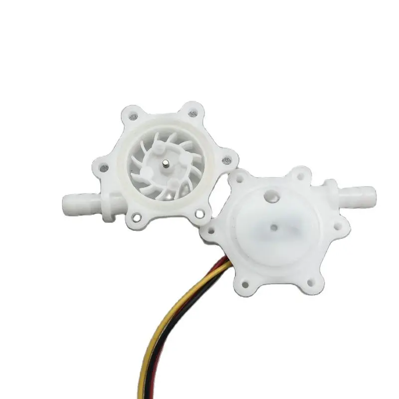 Water Flow Sensor Turbine Flow Meter USN-HS06PA-1 XH2.54 6mm Hose Barb Hall 0.15-1.5L/min for Drinking Machine Water