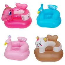 Siège d'apprentissage musical pour bébé, chaise de salle à manger gonflable avec dossier, canapé pour enfants
