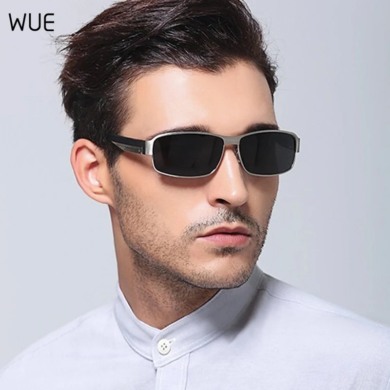 

WUE Designer HD Polarized Oculos fashion Men women Sunglasses UV400 Protection Sun Glasses male driving eyewear