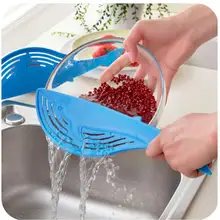 3 шт. в форме Кита пластиковая промывка риса сито креативная герметичная Ручка Тип фильтр для воды сито для пищевых продуктов для кухни рисовые бобы арахиса
