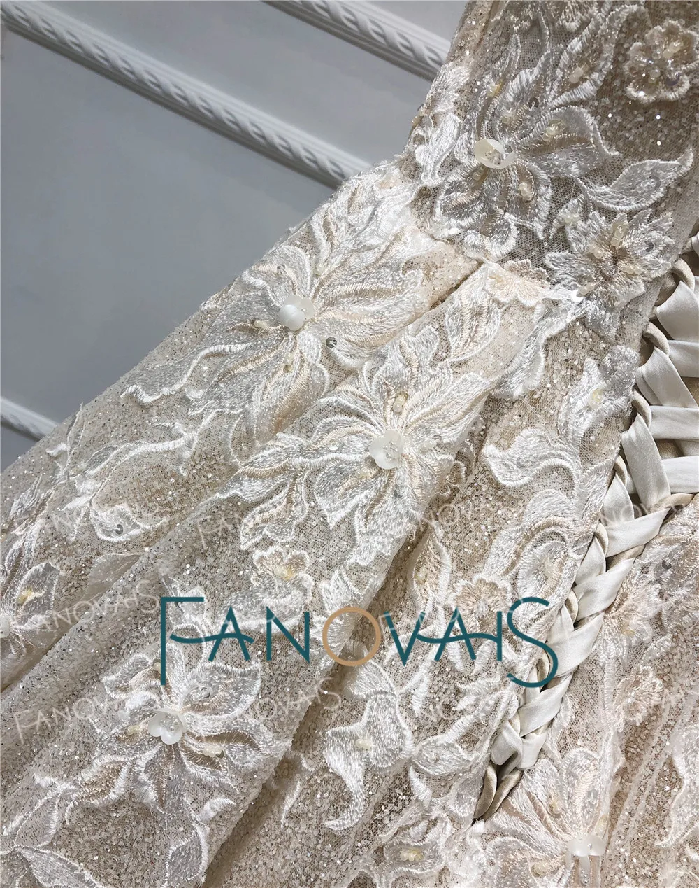 Элегантное свадебное платье с v-образным вырезом, а-силуэт, блестящая Аппликация из бисера Свадебные платья Длинные цвета шампанского свадебное платье Vestido de noiva longo
