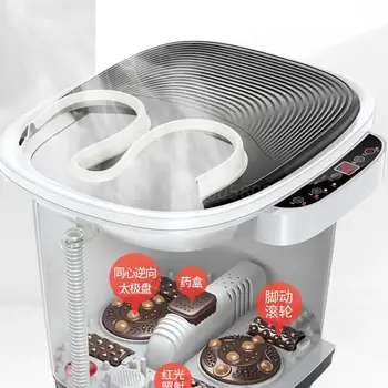 

Foot Bathtub Automatic Massage Foot Soaking Artifact Electric Heating Foot Washing Machine High And Deep Barrel Steam