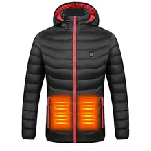 Женская зимняя хлопковая куртка, умная USB, Брюшная спина, Электрический нагрев, теплая куртка, повседневная Осенняя Хлопковая женская куртка, верхняя одежда