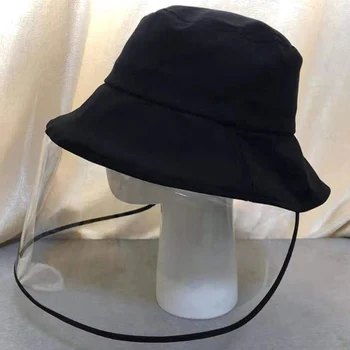 

Dustproof Fisherman Hat for Men Women Protective Face Cover Anti-UV Unisex Baseball Caps Anti-fog Windproof Face Shield