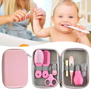 

8PCS Children's Baby Nail Clippers Suction Nose Electronic Thermometer Combination Set Baby Beauty Care