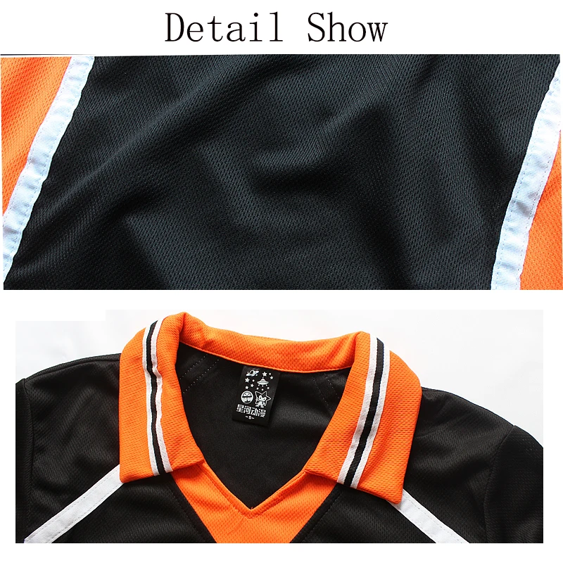 Аниме Haikyuu Cosplay Костюм Karasuno старшая школа волейбол клуб Hinata Shyouyou Kageyama Tobio