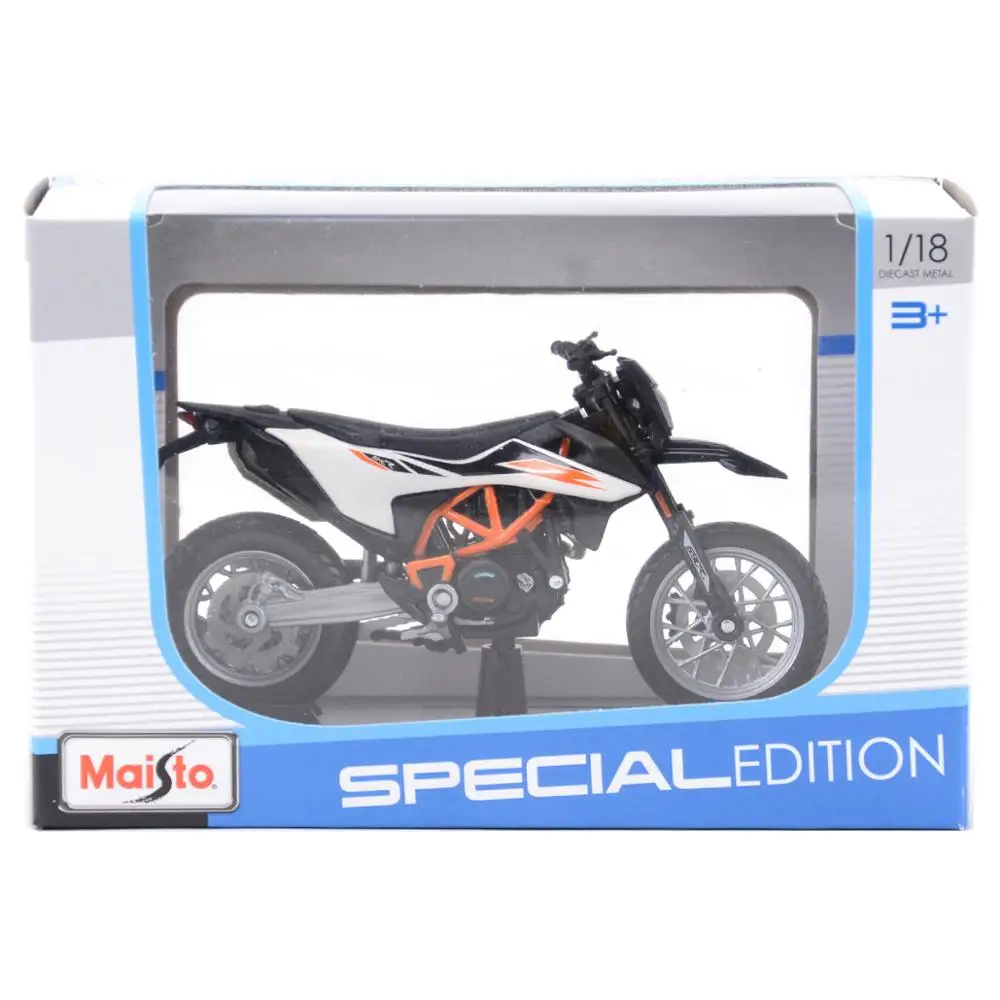 Maisto 1:18 KTM 690 SMC R Static Die Cast Vehicles Collectible Hobbies Motorcycle Model Toys 6