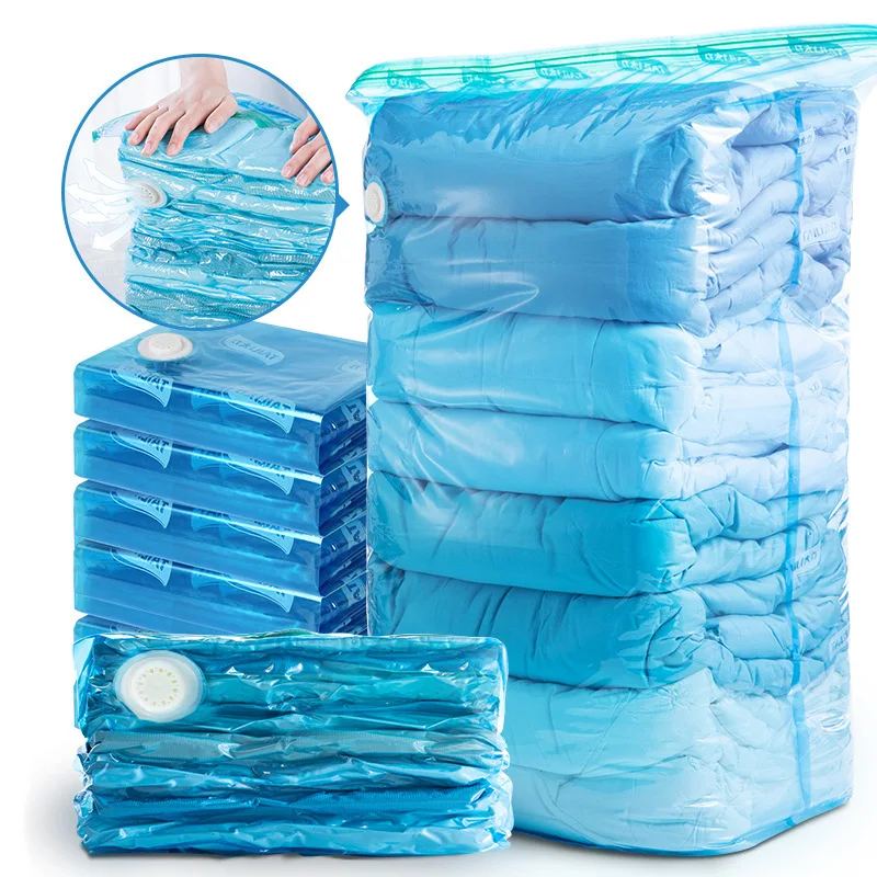 

Home Convenient Vacuum Bag Storage Organizer Clothes Quilt Organizer Seal Compressed travel Saving Space Foldable Bags Package