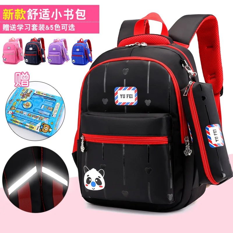 

Schoolbag for Elementary School Students BOY'S And GIRL'S 1-3-4-6 Grade CHILDREN'S School Bags 6-12 a Year of Age Boy Backpack