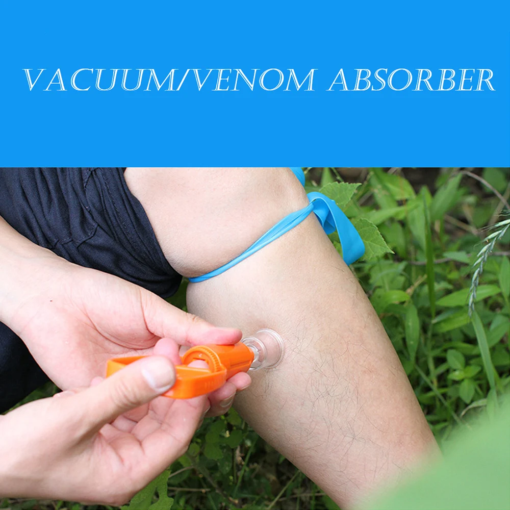 

Poison Extractor Remover Survival Tool Vacuum Pump Kit Outdoor First Aid Tool
